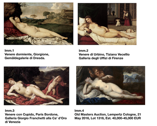 Venere dormiente con Cupido